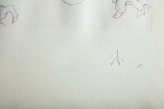 Salvador Dali, Samson and Delilah, from "Famous Loves, " Surrealist Engraving