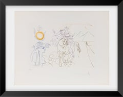 Salvador Dali­ Signed Color Engraving Anthony and Cleopatra Limited Edition