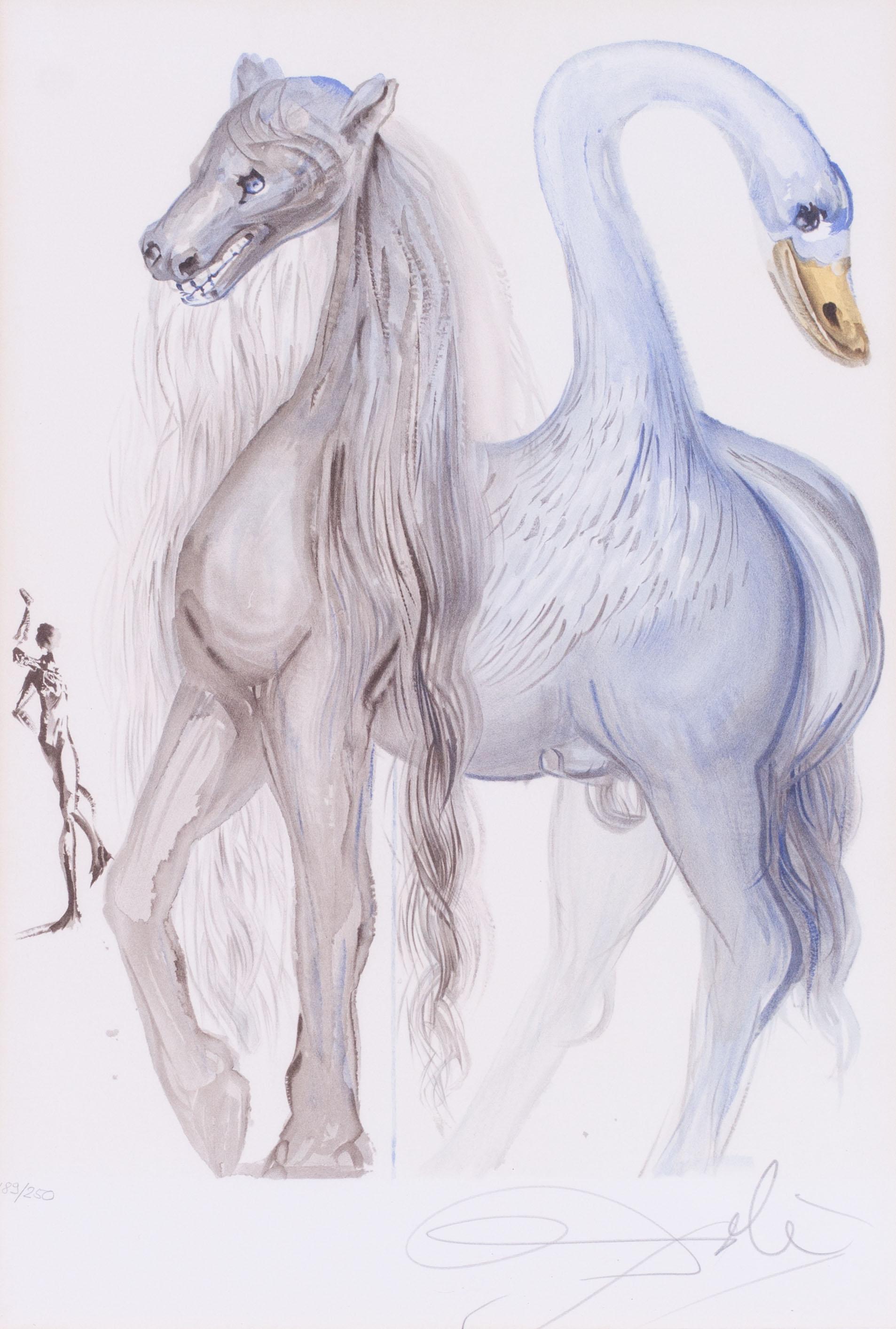 Lithographie en couleurs signée Salvador Dali 