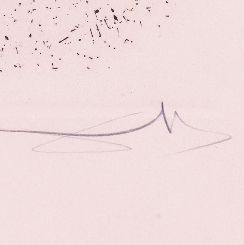 Salvador Dali signierte Lithographie „Capricorn from the Zodiac II“, 1975, `68/250 (Surrealismus), Print, von Salvador Dalí