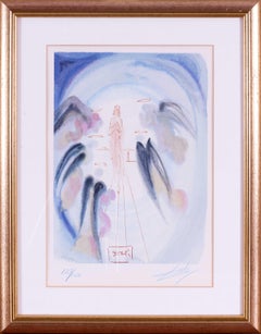 Salvador Dali signed lithograph of 'Heaven (Canto 25 Divine Comedy) 1960-64'