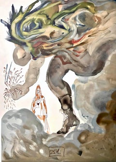 Salvador Dalí, La prophétie de Vanni Fucci (M.A&M.1039-1138 ; F.189-200)