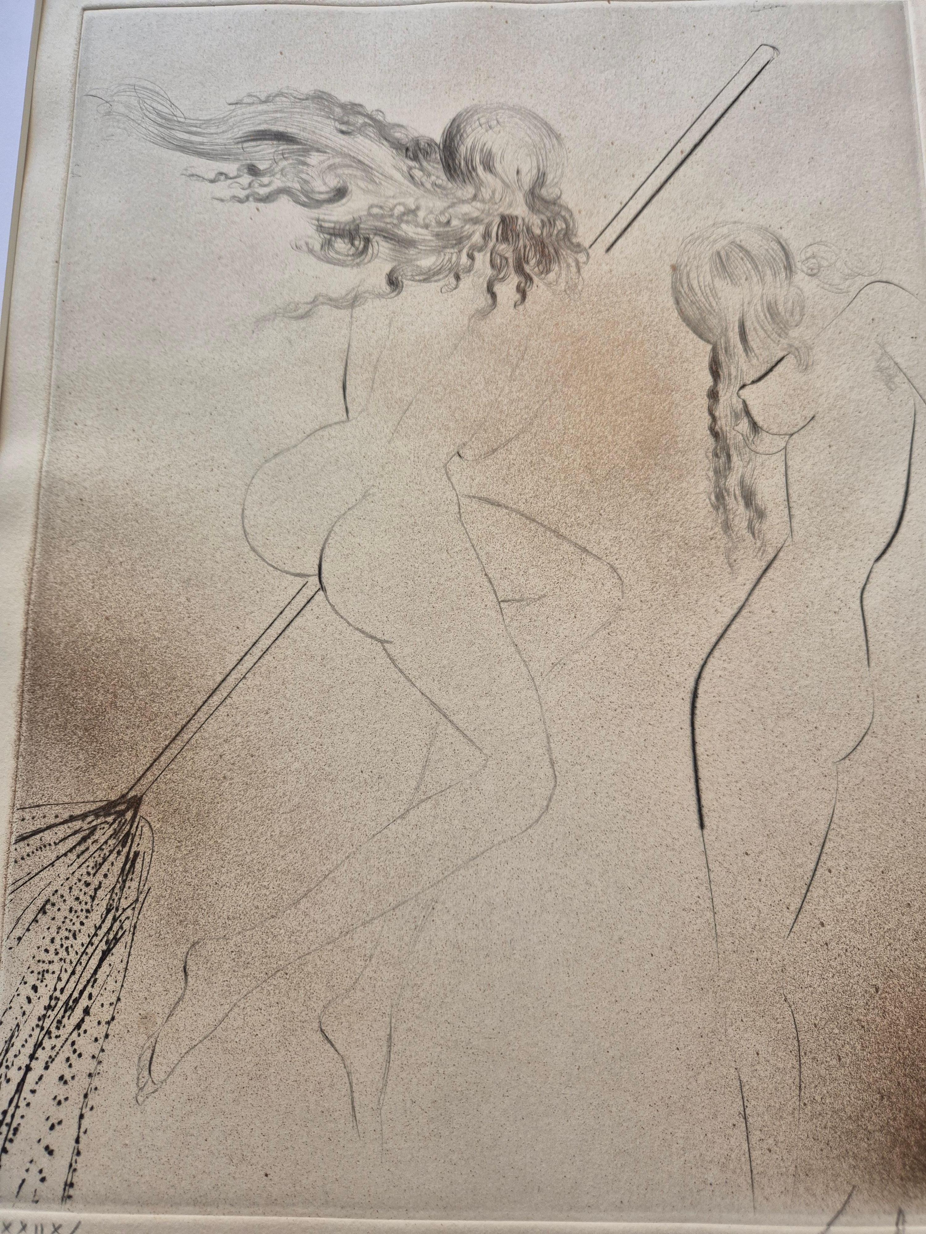 Salvador Dalí­ -- Sorcière au Balai For Sale 1