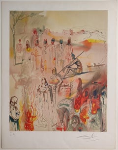 Salvador Dali – Tancreds Oath aus Marquis de Sade, 1969