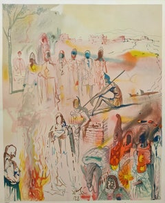 Salvador Dali -- Tancreds Oath from Marquis de Sade