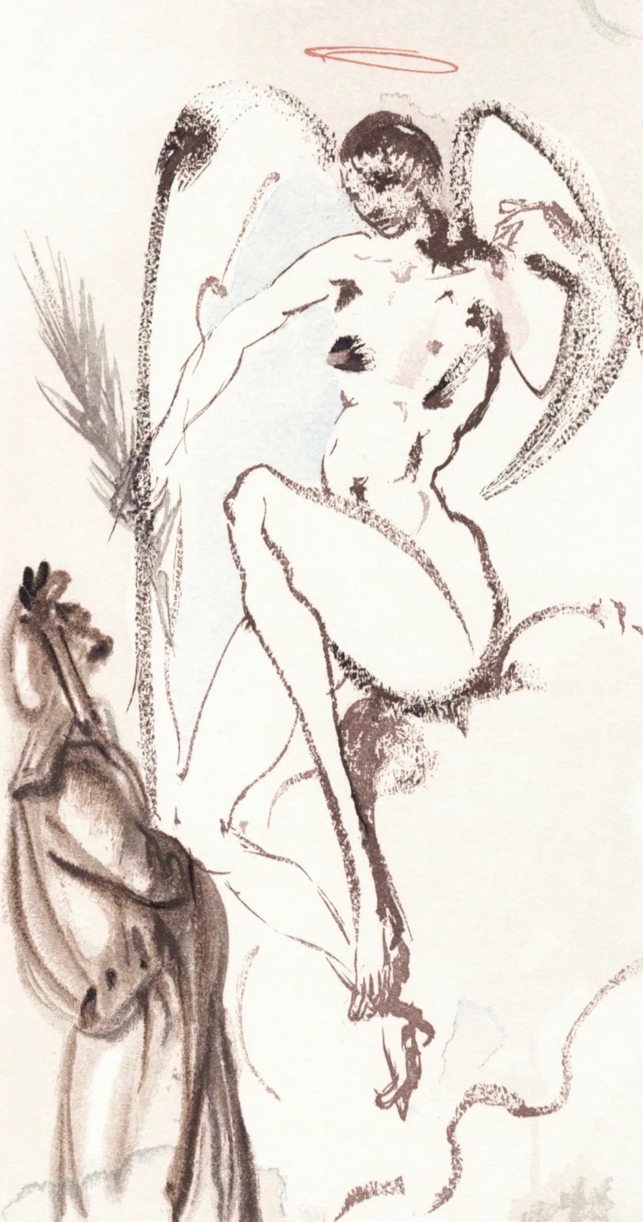 Salvador Dalí, Der Erzengel Gabriel, Das Paradies: Canto 31 (Feld 189-200) im Angebot 2