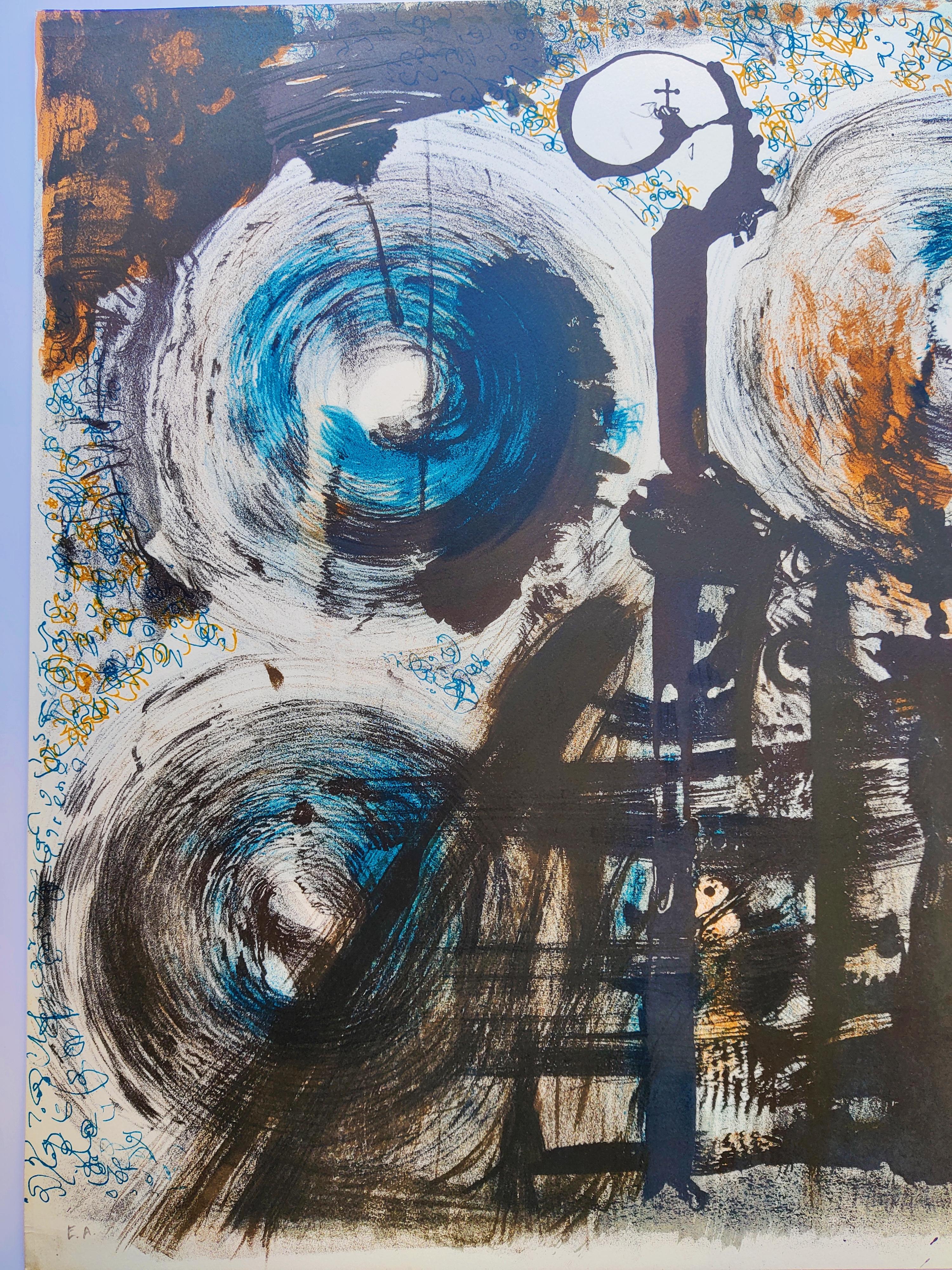 Salvador Dali 
La messe noire (l'évêque), 1974
Lithographie sur papier vélin d'Arches
Signé en bas à droite
Edition E.A. en bas à gauche
56 x 76 cm

Références :
- Michler & Lopsinger #1469
- Champ #74-1