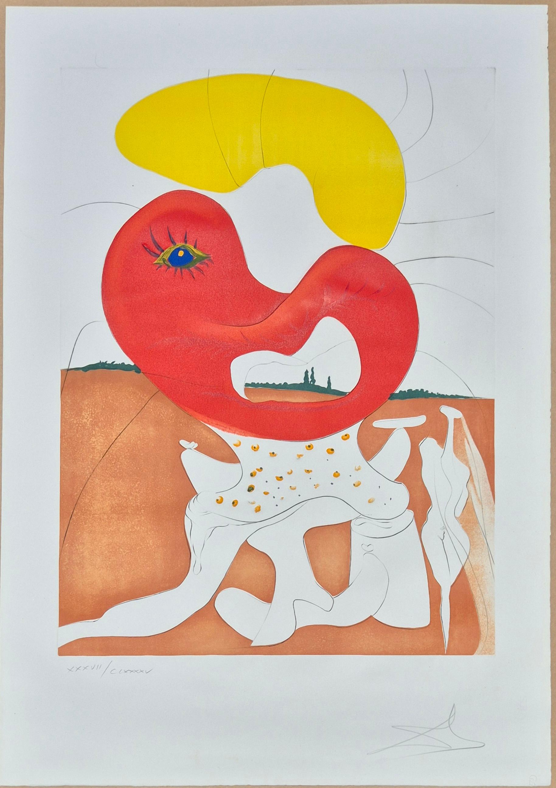 Salvador Dalí­ -- The Blood of Yin and Yang from Conquest of the Cosmos II