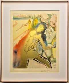 Salvador Dali -- The Death of Clorinda from The Marquis de Sade