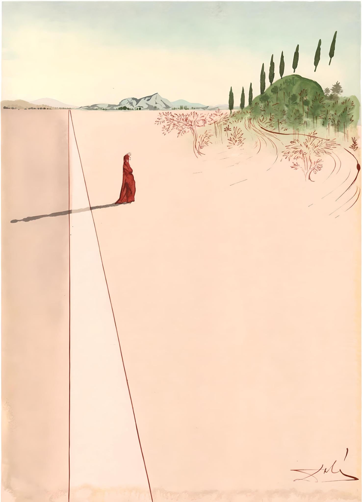 Salvador Dalí, The Delightful Mount (Michler/Löpsinger 1039-1138 ; Field 189-200)