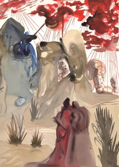 Salvador Dalí, The Divine Forest, Fegefeuer: Canto: 28 (Feld 189-200)