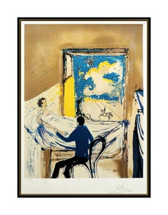 Salvador Dali The Doctor Original Color Lithograph Hand Signed Surreal Artwork