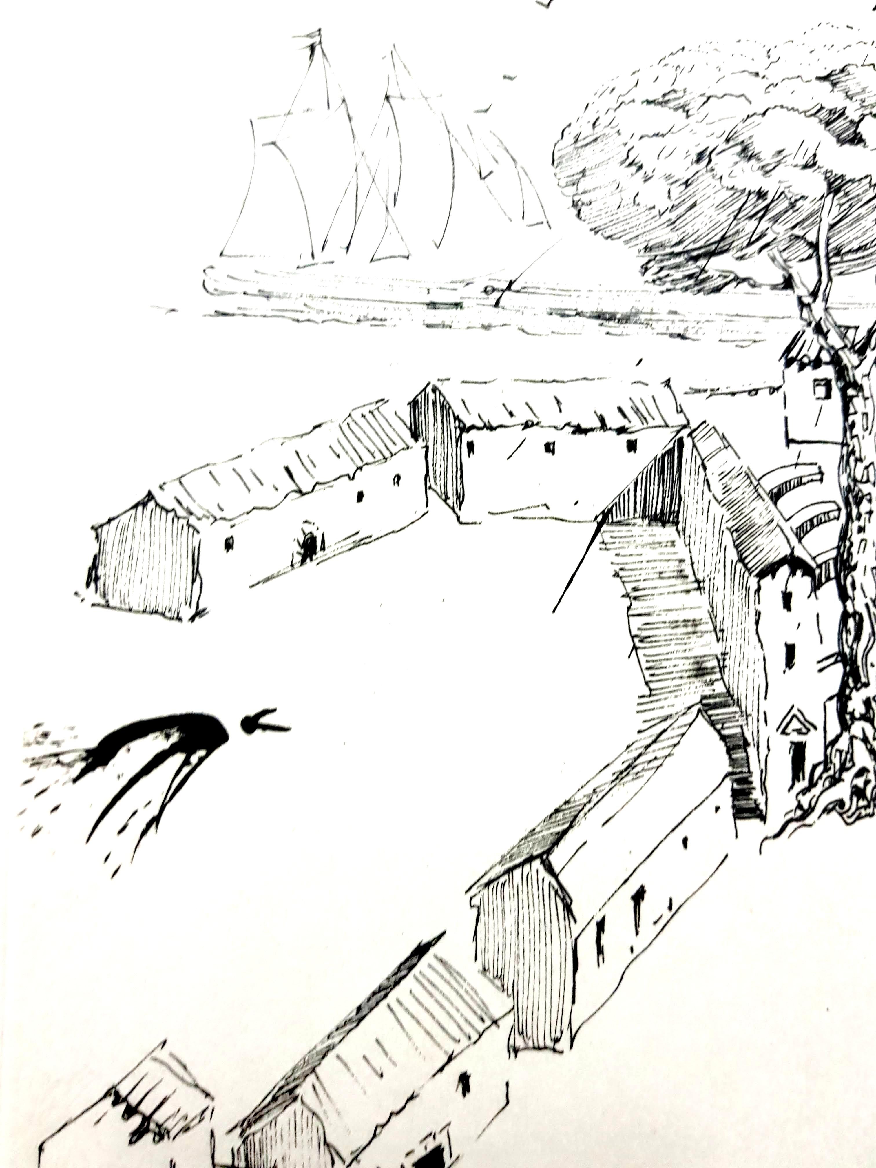 Salvador Dali – Die Schubladenschränke (Grau), Nude Print, von Salvador Dalí