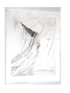 Salvador Dali - The Fairy - Original Etching on Silk