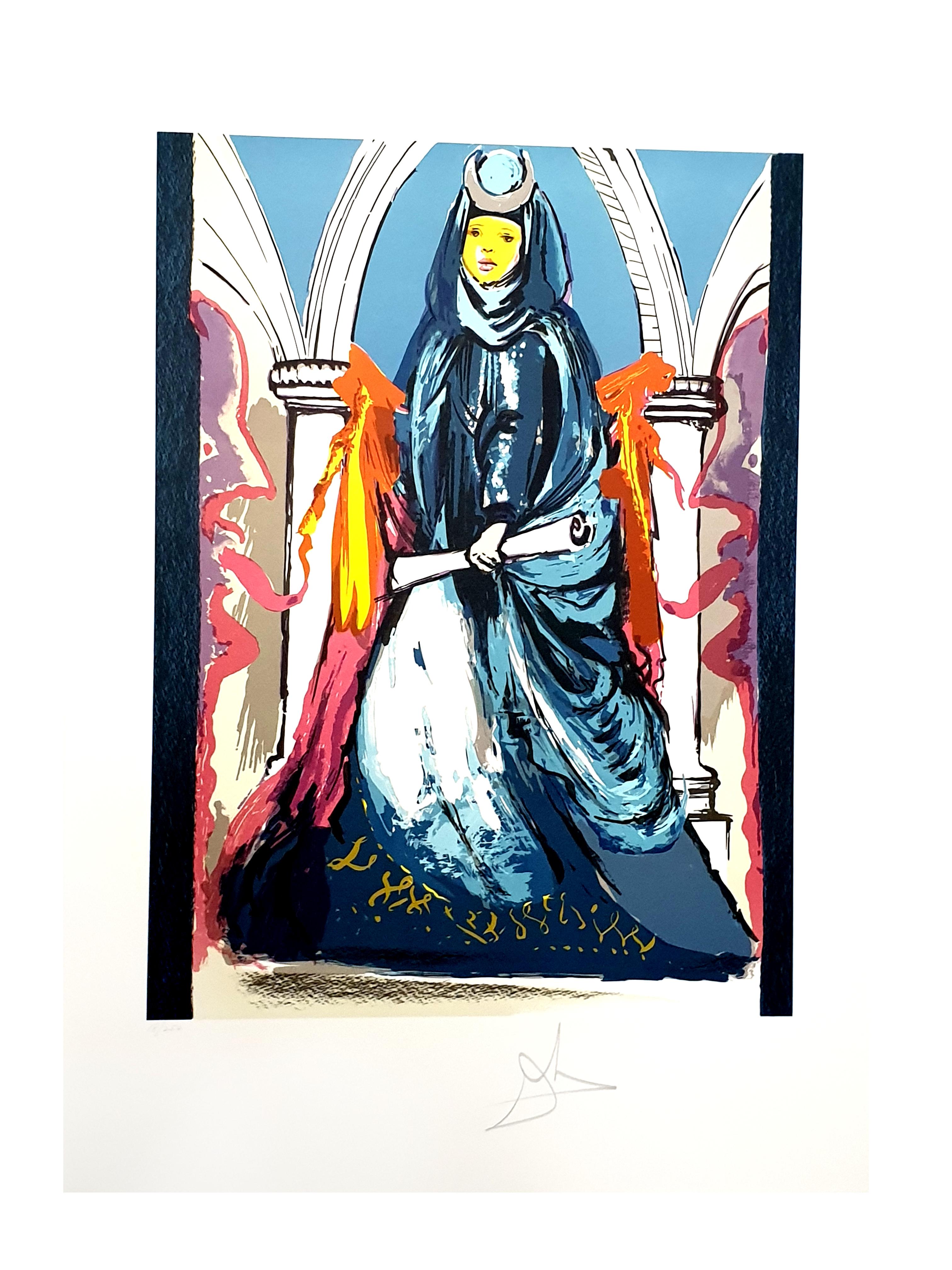 Salvador Dali - The High Priestess - Original Lithograph - Print by Salvador Dalí