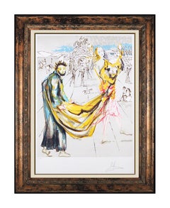 Salvador Dali The Kingdom Color Lithograph Hand Signed Surreal Authentic Artwork