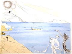 Salvador Dali - Les lauriers de la bonheur - Gravure originale signée