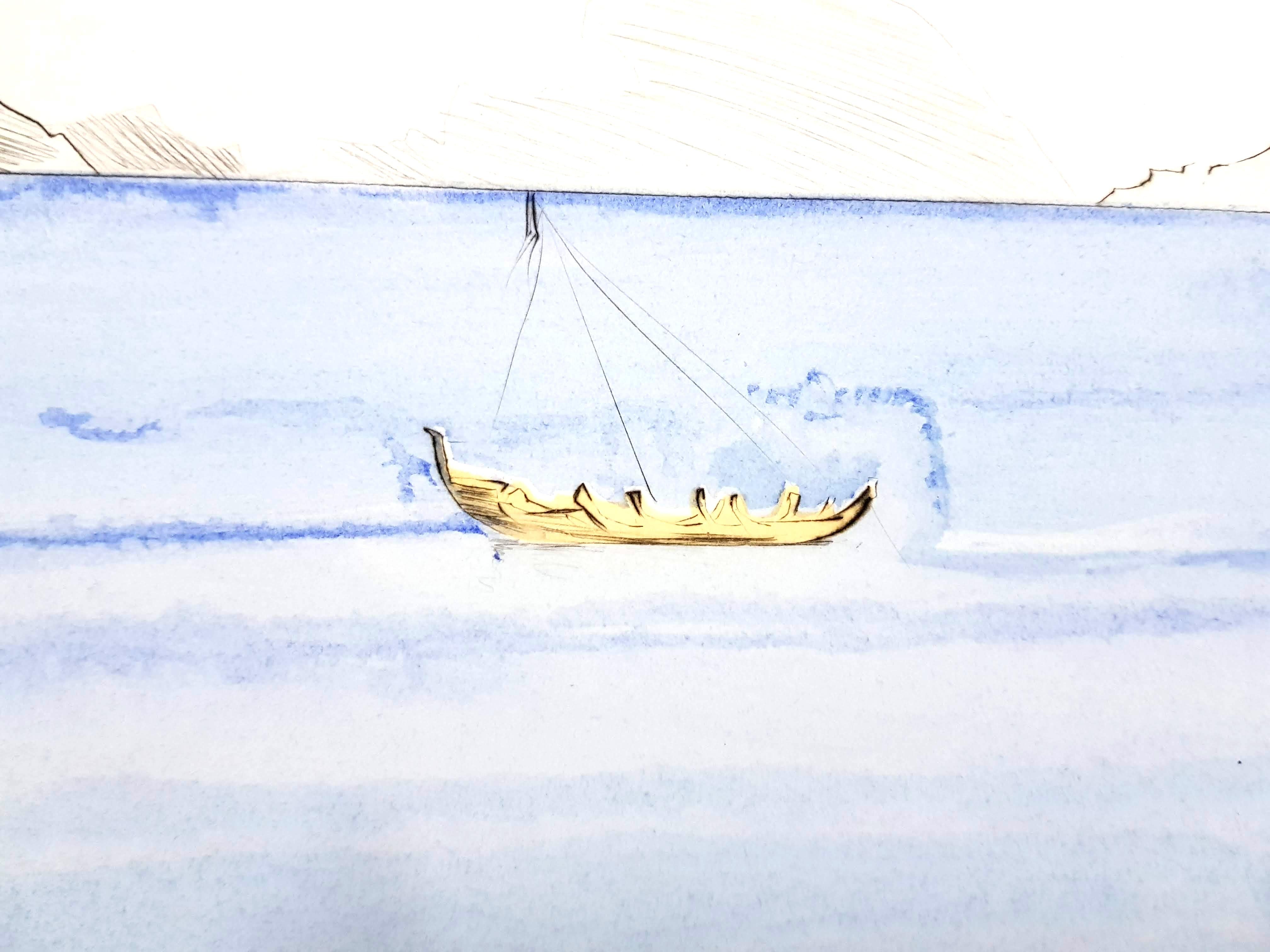 Salvador Dali - Les lauriers de la bonheur - Gravure originale signée en vente 2