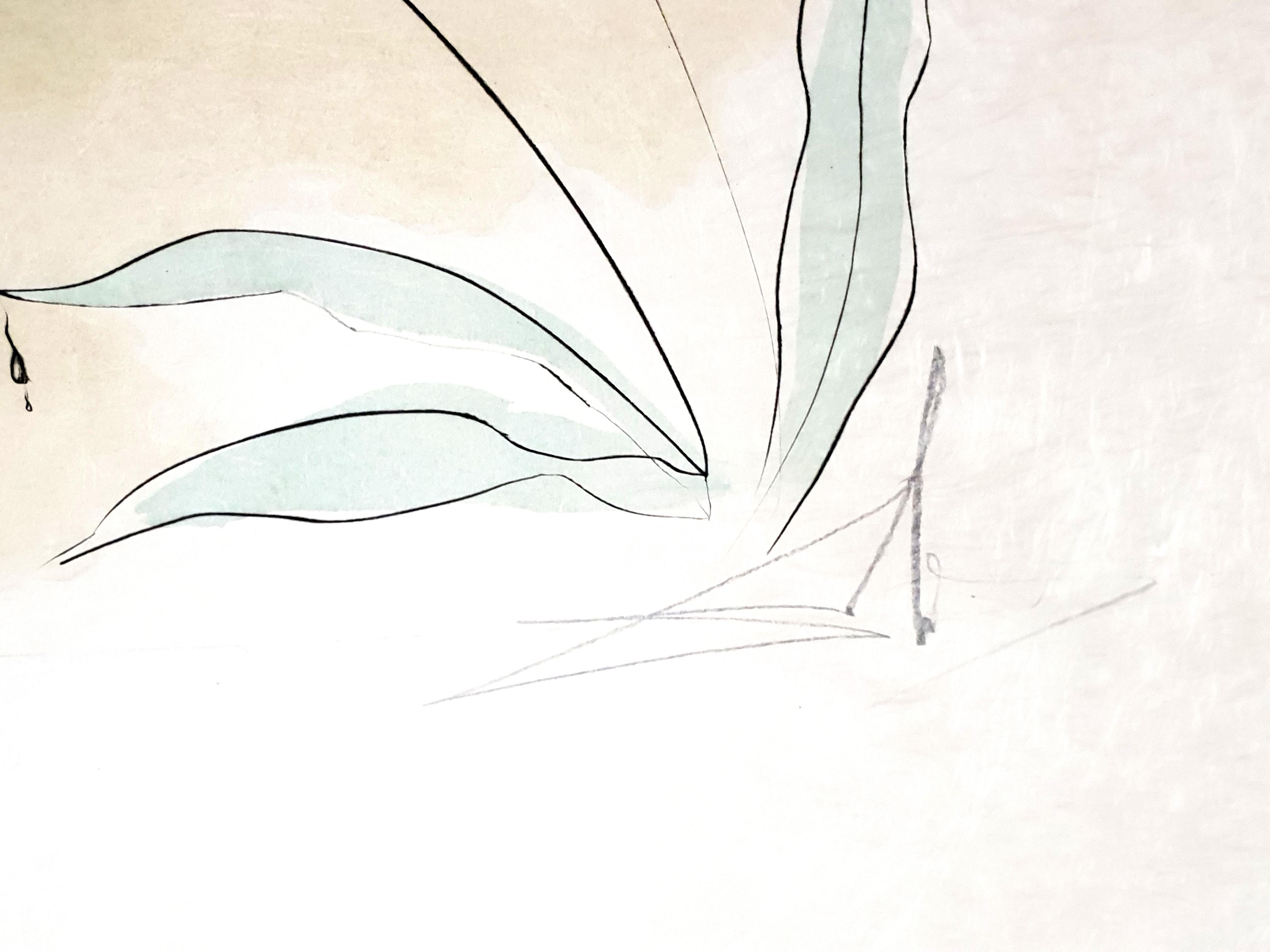 Salvador Dali - Le chêne et la roseau - Gravure signée - Surréalisme Print par Salvador Dalí