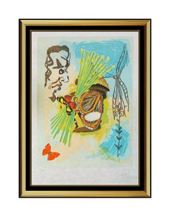 Salvador Dali The Overseer Color Lithograph Hand Signed Ivanhoe Surreal Artwork