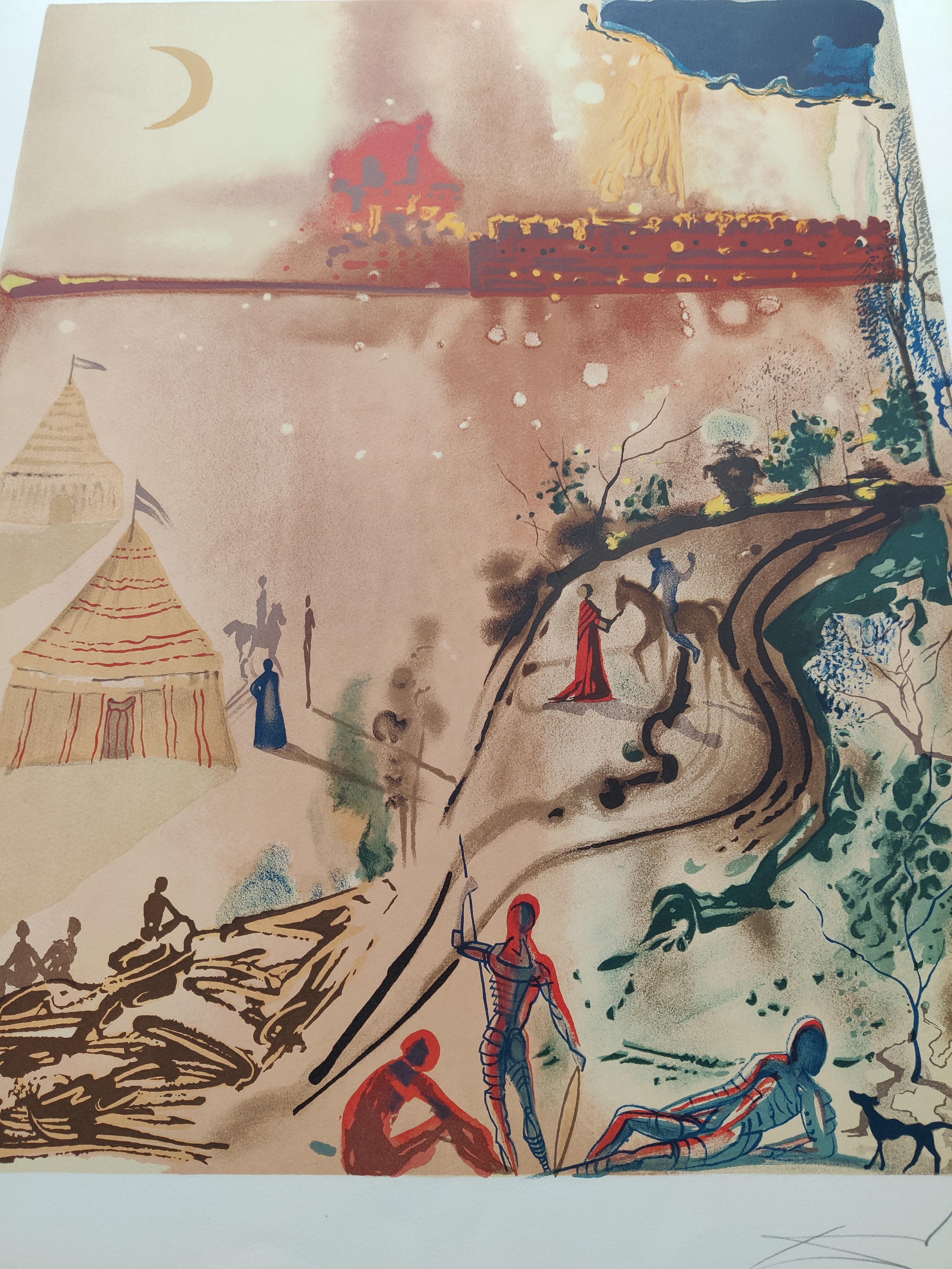 Salvador Dalí -- Die Belagerung von Jerusalem (Die Ankunft von Dumont) im Angebot 1