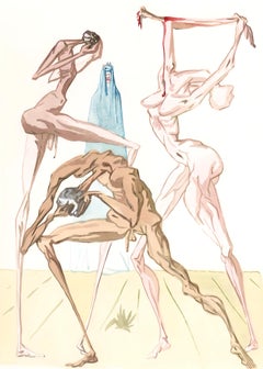 Salvador Dalí, Les Sodomites, La Divine Comédie (M.A&M.1039-1138 ; F.189-200)