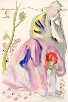Vintage Salvador Dalí, The Source, Purgatory: Canto 21 (Field 189-200)