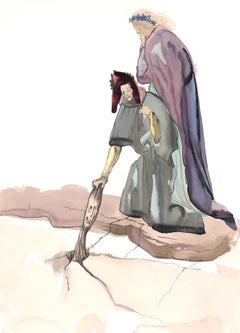 Salvador Dalí­, The Traitor of Montaperti (M/Löpsinger 1039-1138; F. 189-200)
