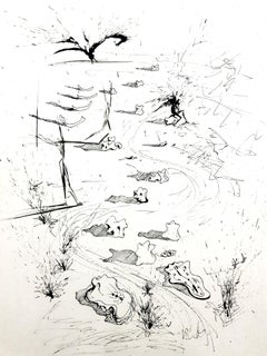 Salvador Dali - The Trenches - Original Etching