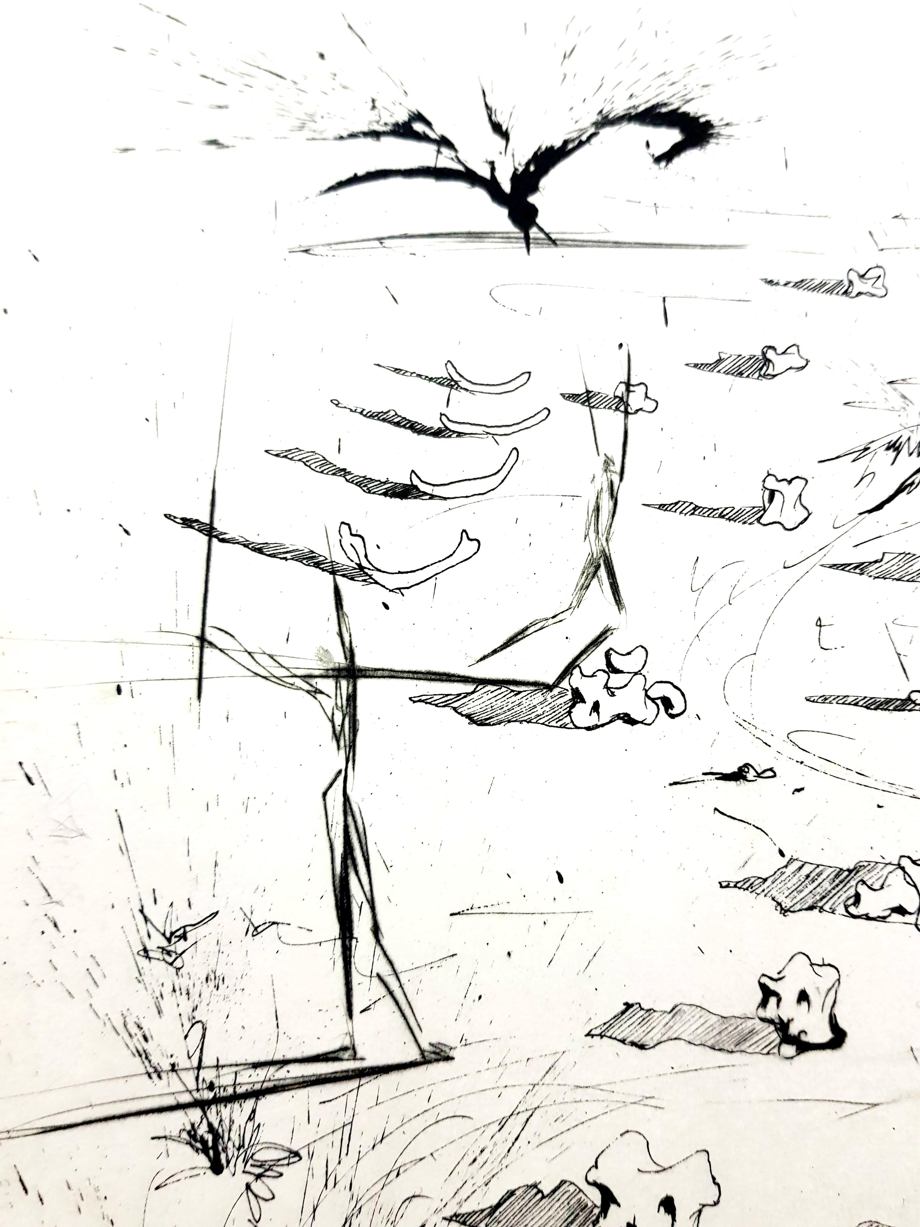 Salvador Dali – Die Trenches – Original-Radierung
Abmessungen: 38 x 28 cm
Auflage: 235
1967
Geprägte Unterschrift
Auf Arches Vellum
Referenzen : Feld 67-10 (S. 34-35)