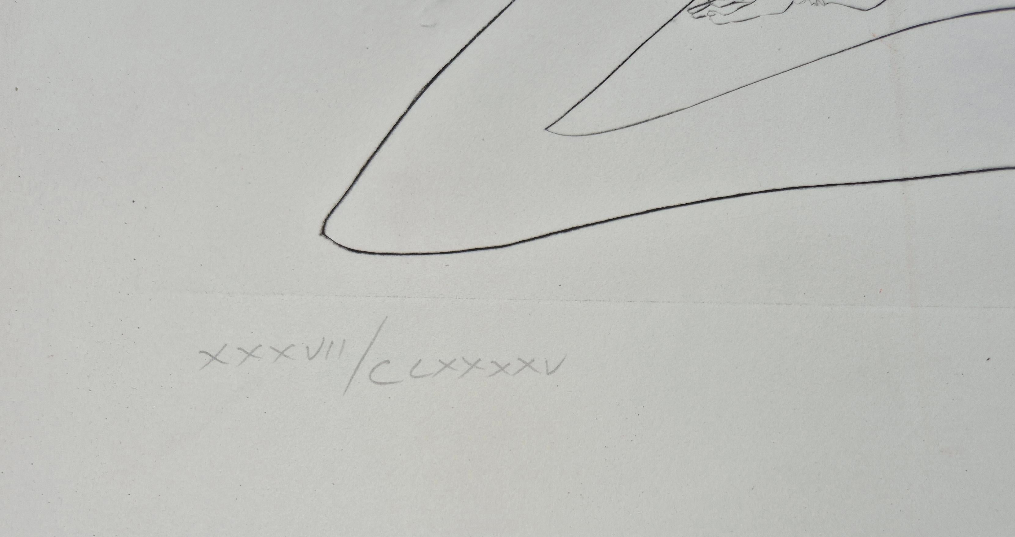 Salvador Dalí -- Der Laser des Einhorns zersetzt die Hörner des kosmischen Nashorns im Angebot 2