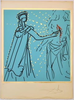 Salvador Dalí­ -- Thomas (Lancelot healing Sir Urre) from The Twelve Apostles
