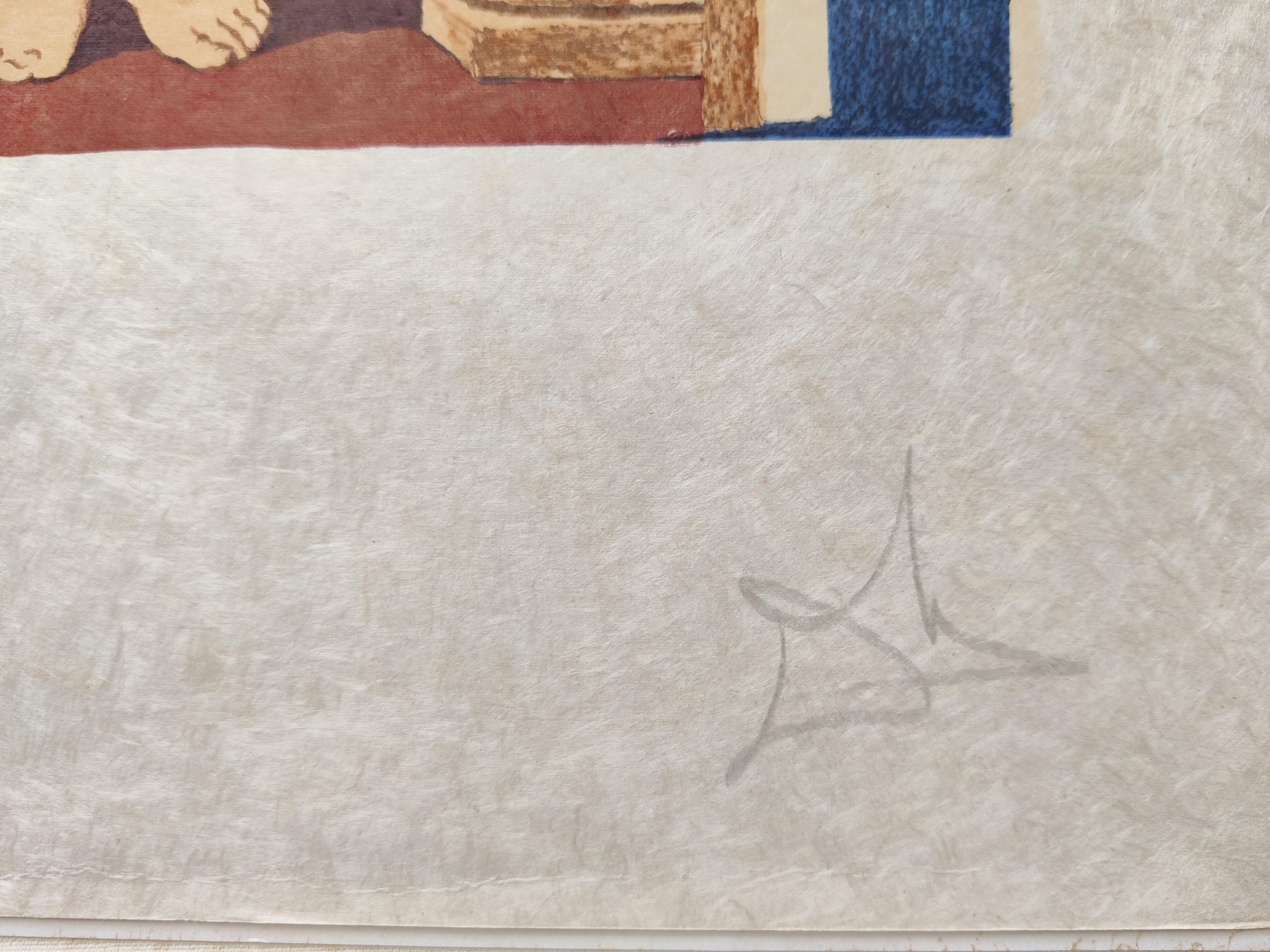 Salvador Dali - Triomphe de l'Amour, ensemble de 2 lithographies surréalistes en vente 4