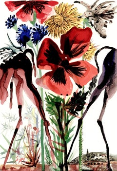 Salvador Dali, Sans titre, extrait du Chapeau à trois coins, 1958