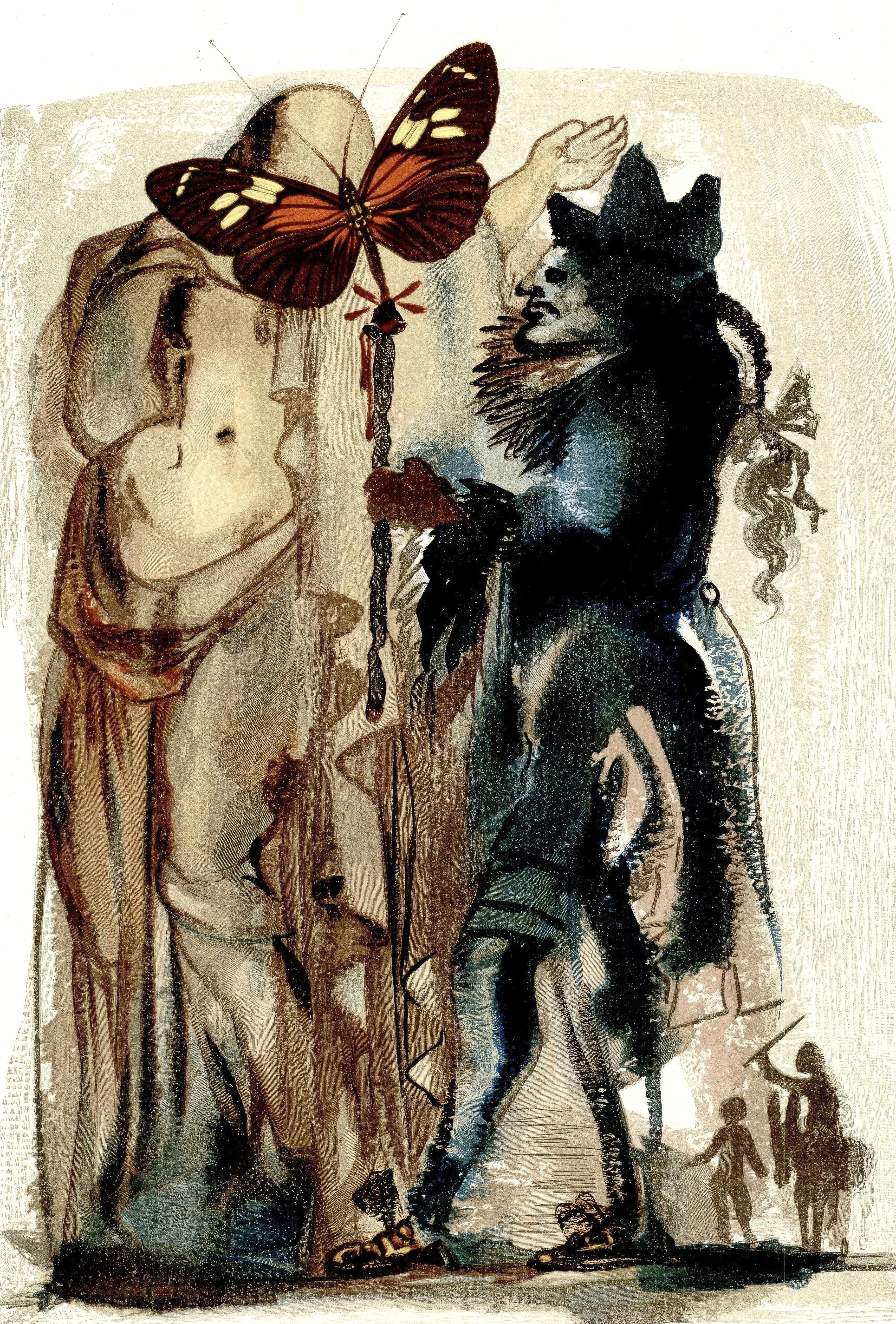 What medium did Salvador Dalí use?