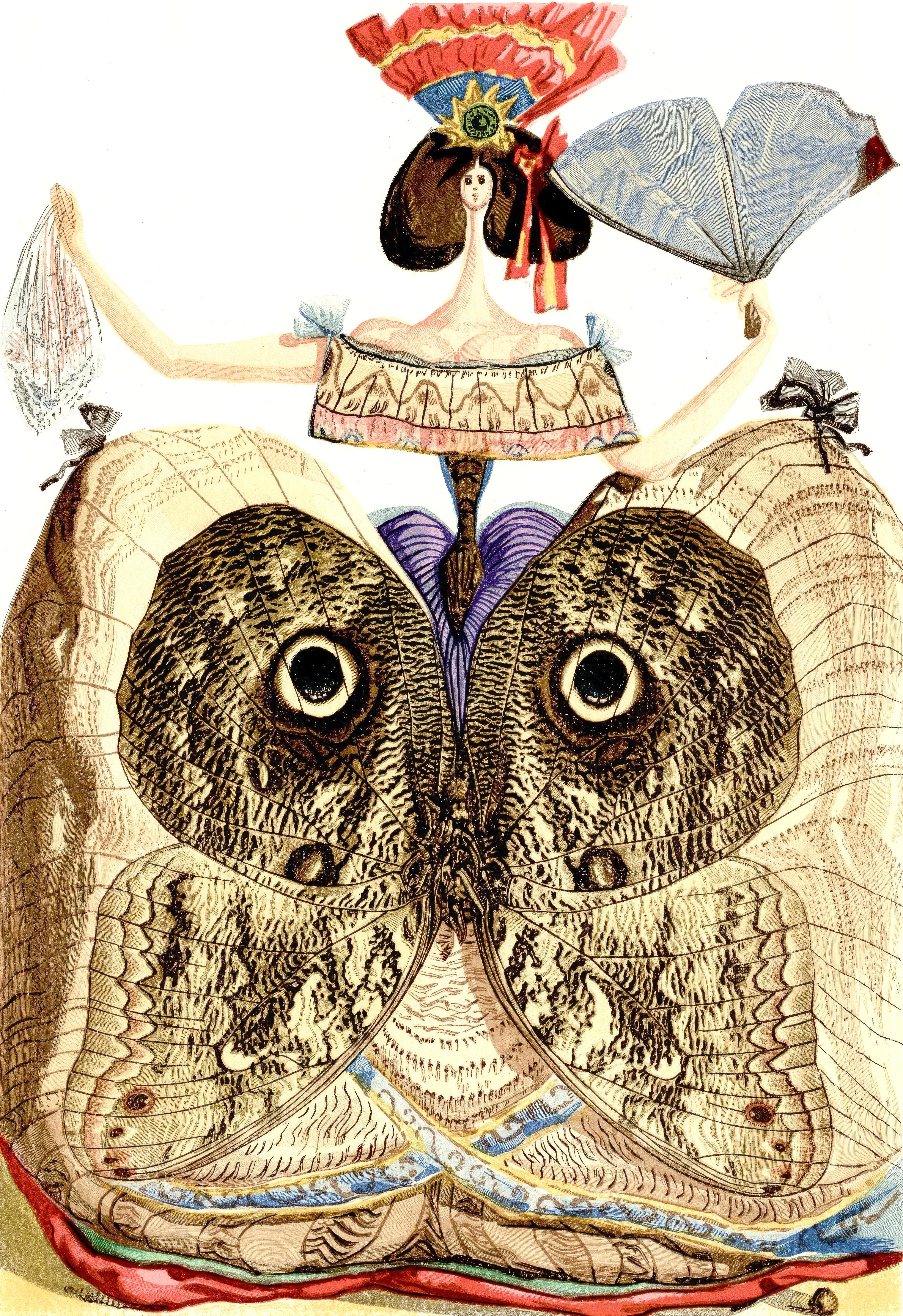 Figurative Print di Salvador Dalí - Salvador Dalì, Senza titolo, da Il cappello a tre angoli, 1958