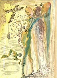 Vintage Salvador Dalí, Uproar of the Glorious Corps, Paradise: Canto 12 (Field 189-200)