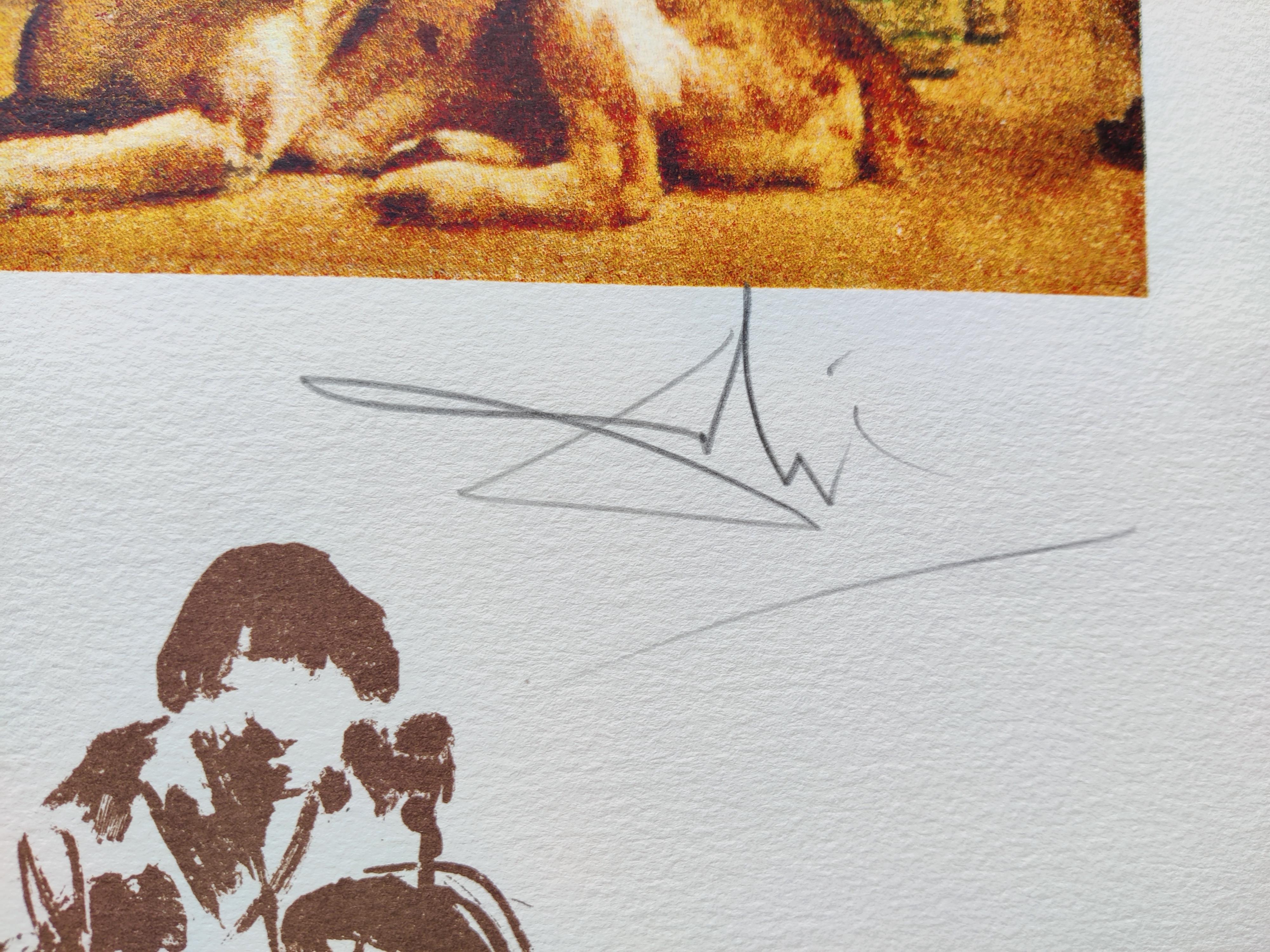 Salvador Dali
Velasquez, Les Ménines, 1974
Original-Lithographie, 1974
Bildgröße: 57,5 x 38,5 cm
Blattgröße: 89 x 56 cm
Handsigniert unten rechts
Nummeriert unten links 100 / 350.
Referenz: Albert Field, 