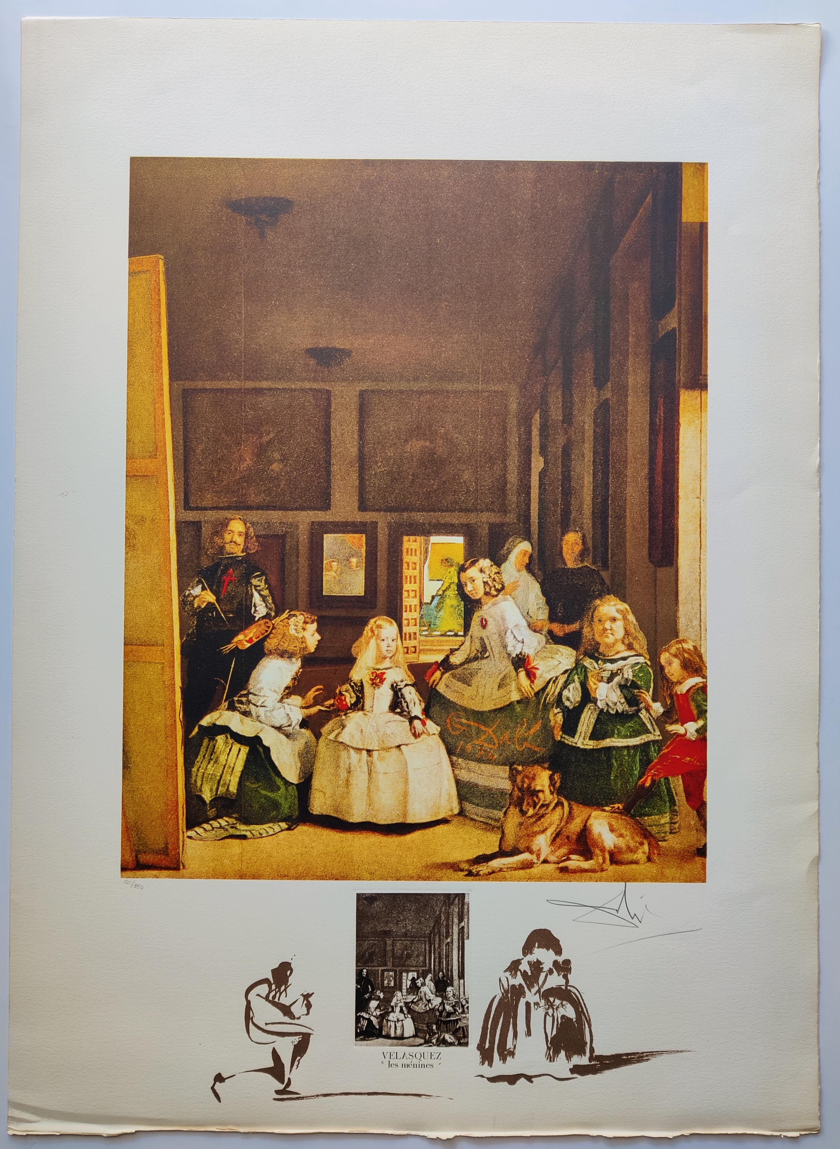 Salvador Dali -- Velasquez, Les Ménines - Print by Salvador Dalí
