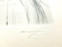 Salvador Dali - Woman on Horse - Original Stamp-Signed Etching