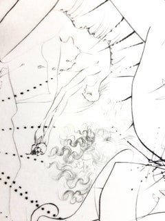 Salvador Dali - Lady Leaf - Original Stamp-Signed Etching