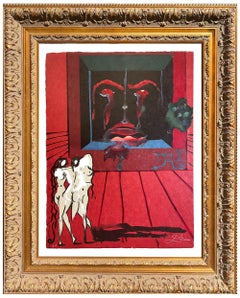 Salvador Dalí * Visions Surrealist Obsession of the Heart * Certified Lithograph