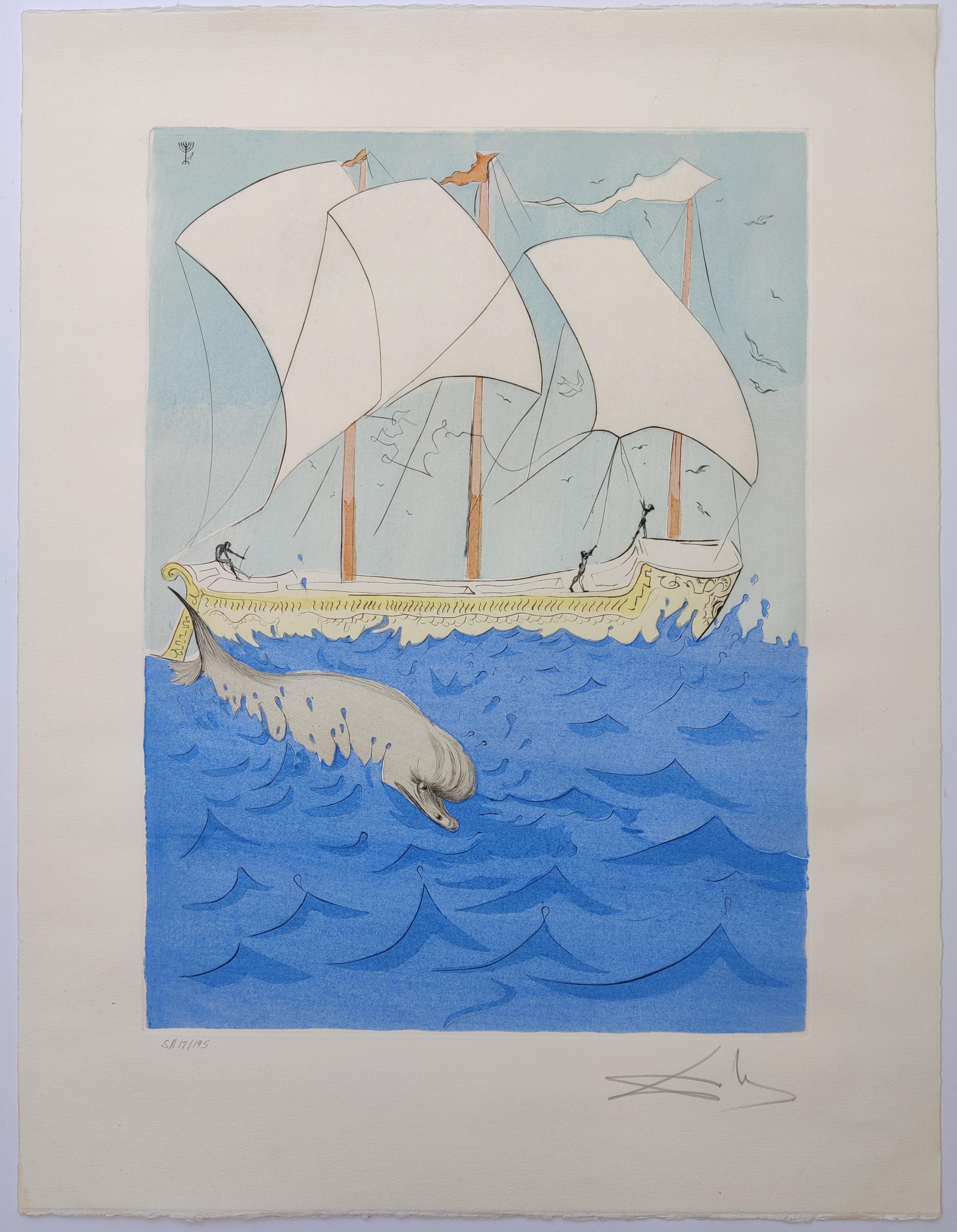 Salvador Dalì (1904-1989)

Zebulun, da Dodici tribù di Israel, 1973

Acquaforte a colori su carta Rives BFK

Dimensioni del foglio: 65 x 50 cm

Ed. SA 17/195

Firmato e numerato a matita lungo il bordo inferiore

LETTERATURA: Field, 72-6H