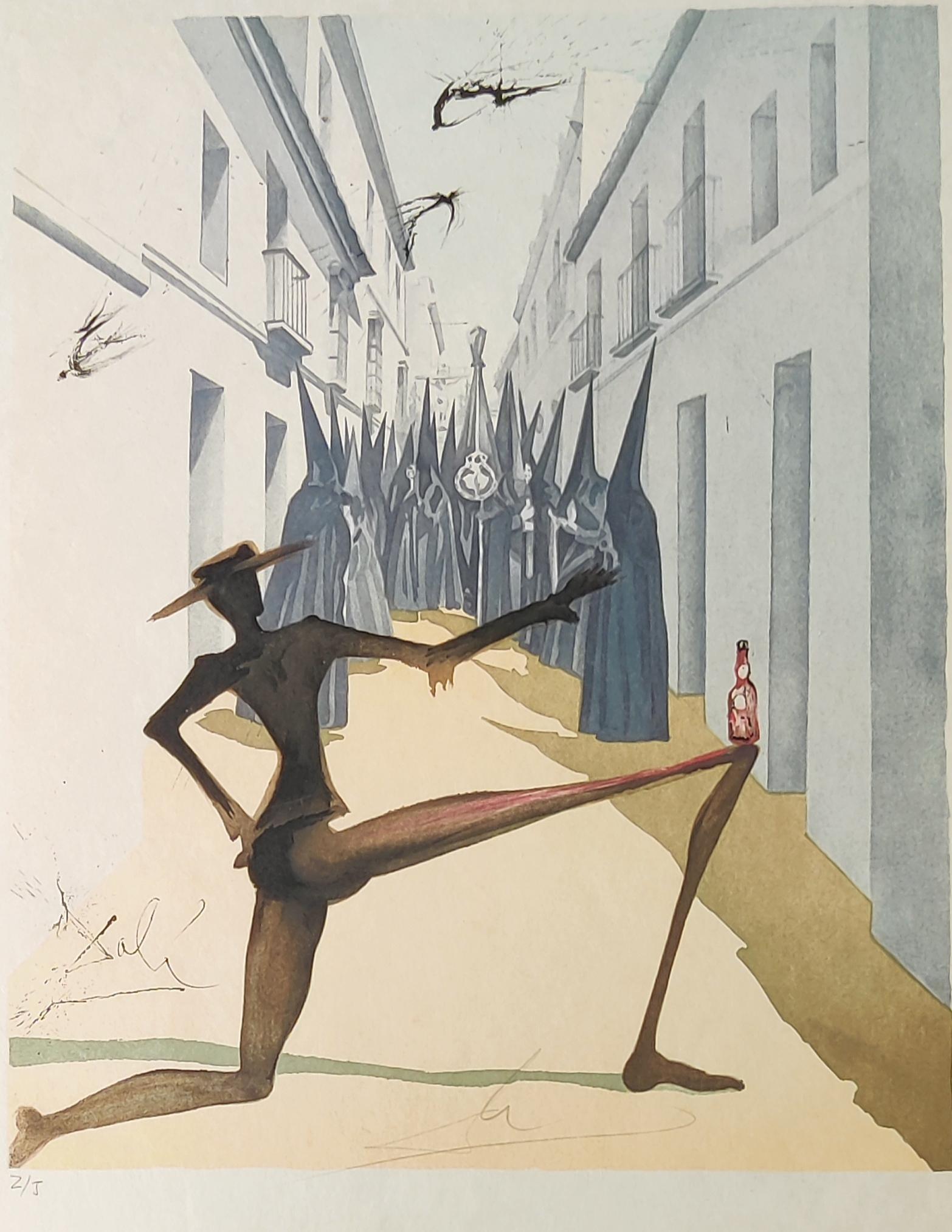 Salvador Dalíi -- The Bird Has Flown aus der Carmen-Suite, 1970 im Angebot 1