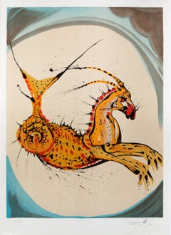 Salvador Dali Zodiac Surrealist Celestial Astrology Astral Spiritual Cool Signed