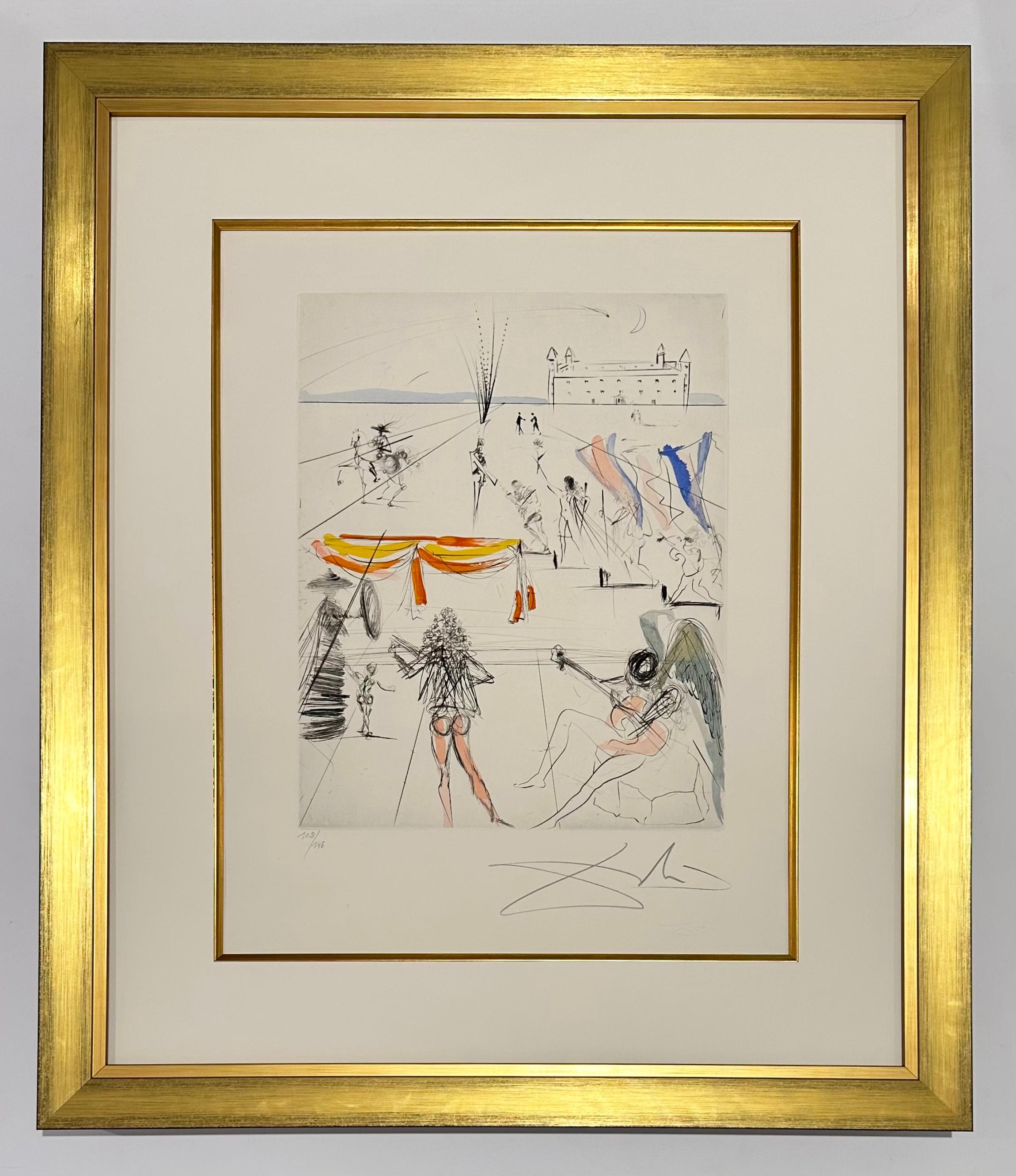 Santiago de Compostela, de The Hippies - Print de Salvador Dalí