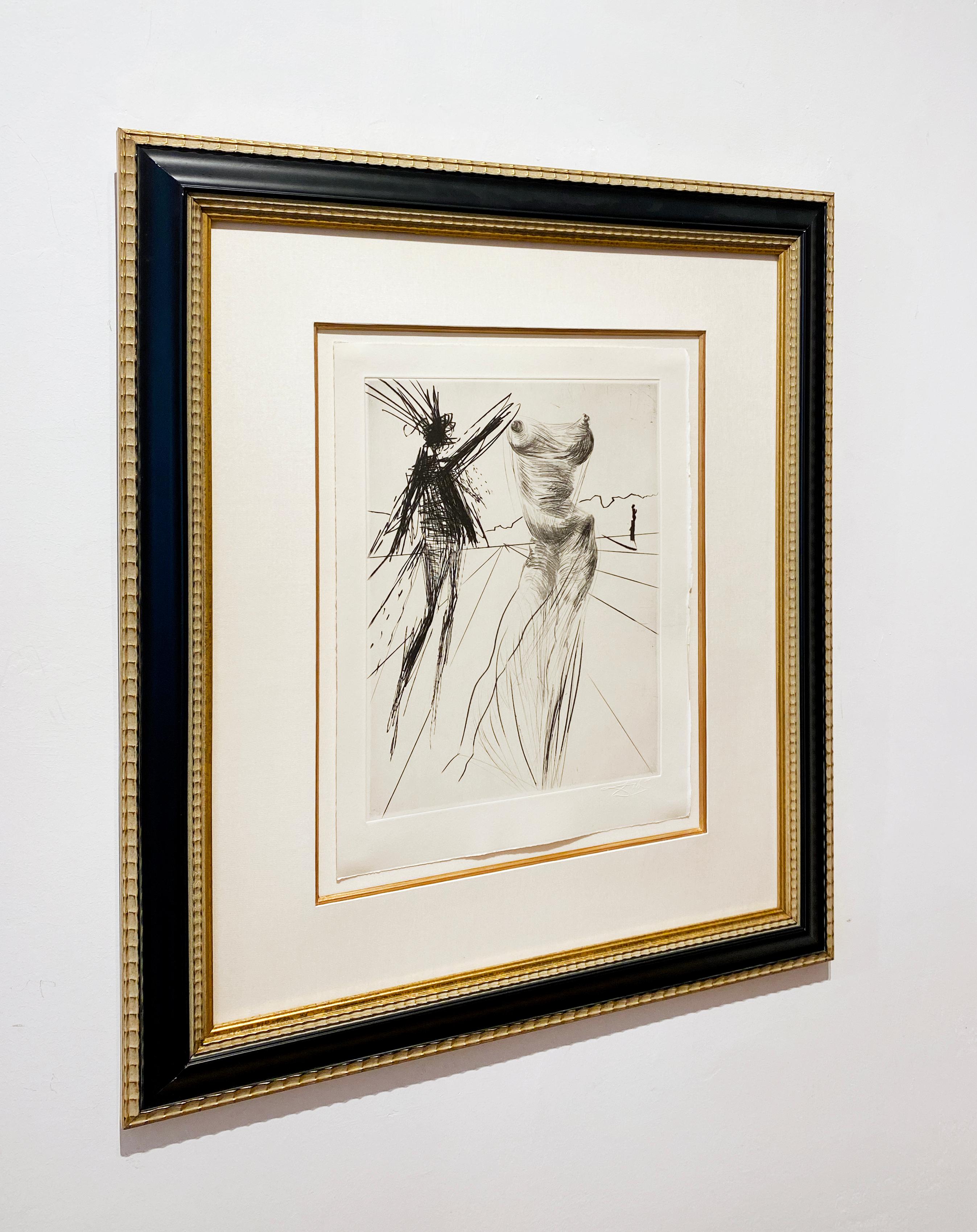 Artist:  Dali, Salvador
Title:  Sator
Series:  Faust
Date:  1969
Medium:  drypoint on arches
Unframed Dimensions:  15.25