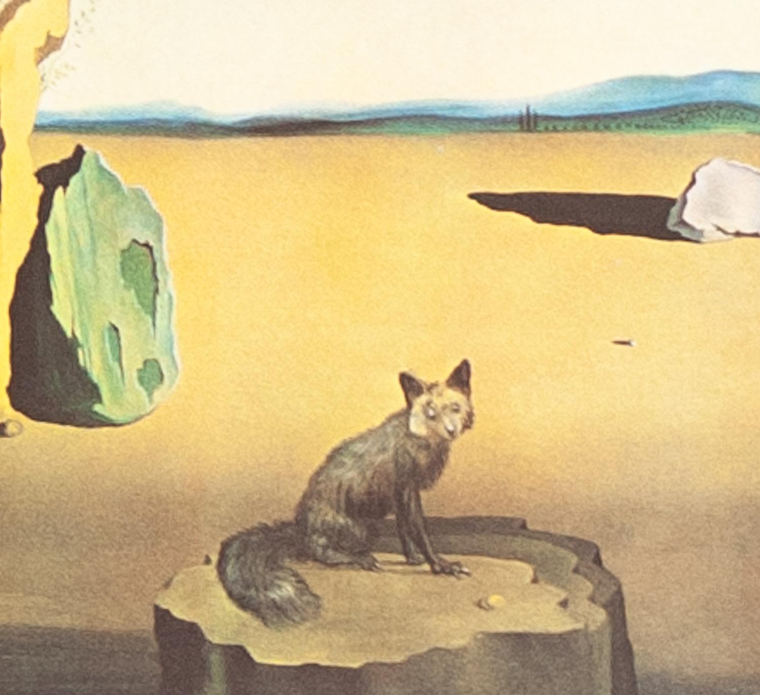 Savage Beasts in the Desert original lithograph by Salvador Dali 1976 For Sale 2