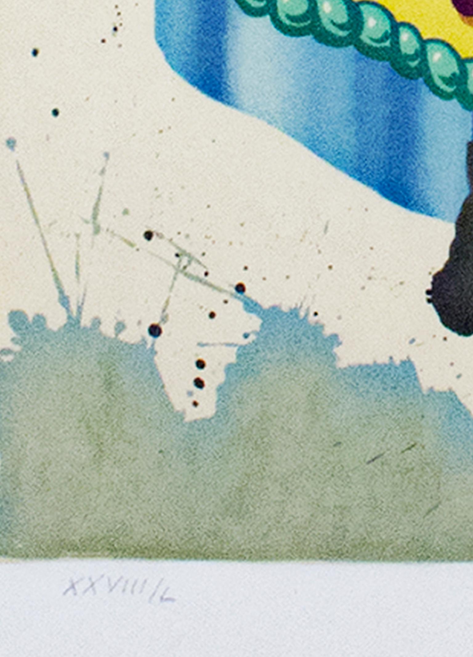 „Scorpio:: aus „Signs of the Zodiac Series“:: Farblithographie von Salvador Dali (Surrealismus), Print, von Salvador Dalí