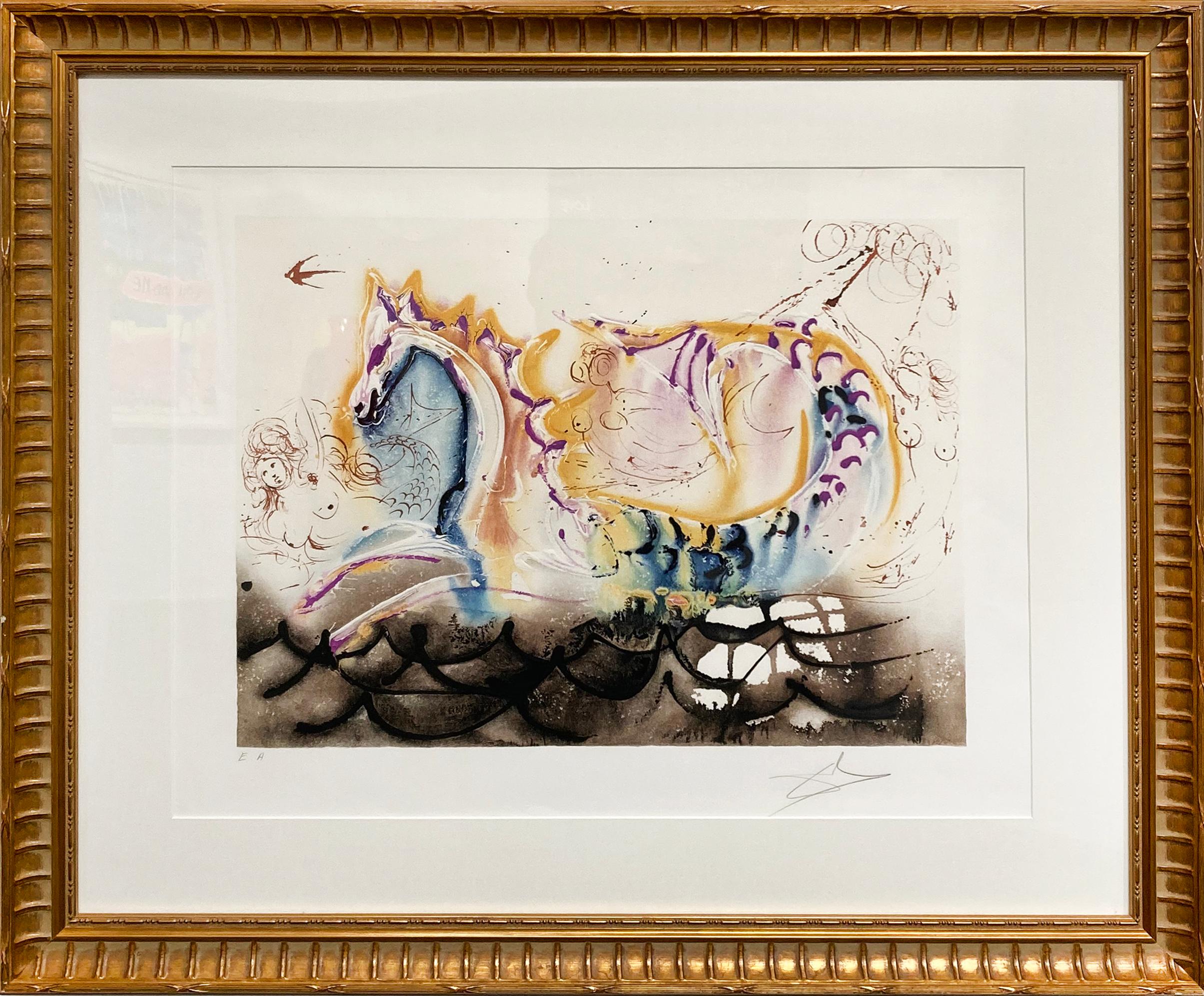 Sea Horse - Print by Salvador Dalí